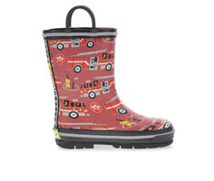 Boys&#39; Western Chief Toddler Fire Truck Rescue Rain Boots