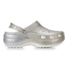 Women&#39;s Crocs Classic Platform Glitter Clogs