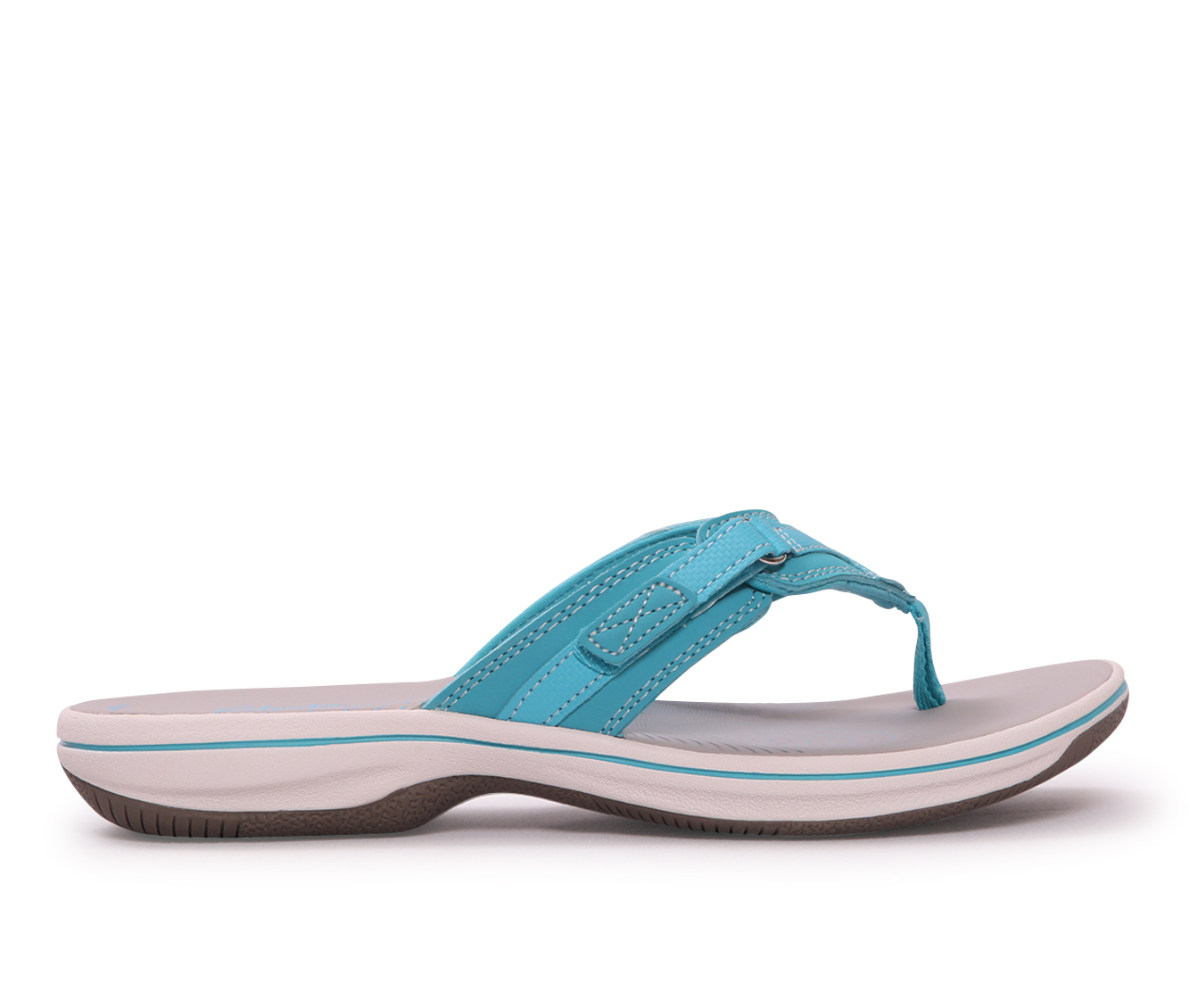 Women s Clarks Breeze Sea Flip Flops Shoe Station
