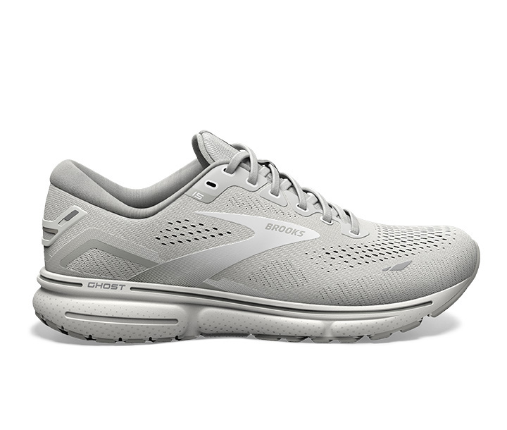 Brooks Ghost 15 Whisper White/Taupe Men's Running Shoe | lupon.gov.ph