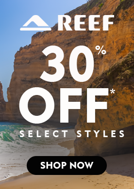 Save 30% on select Reef styles for a limited time